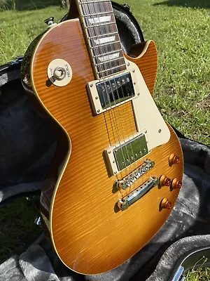 2008 EPIPHONE LES PAUL STANDARD In Trans Honey Burst W/HARD CASE - Nice!! • $604.97