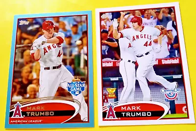 2012 Topps Update All-Star Wal-Mart Blue SP Mark Trumbo & 2012 Rookie Cup Card • $0.99