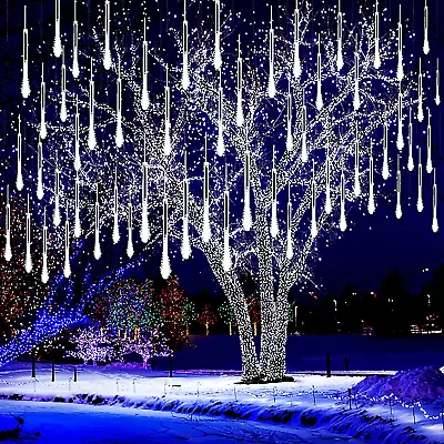 Luces De Lluvia De Meteoros Con Efecto De Copos De Nieve Para Ãrbol De Navidad • $26.57