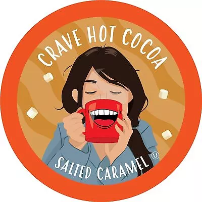 Crave Beverages Hot Chocolate Pods For K-Cup Brewers Salted Caramel 40 Count • $19.99