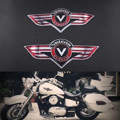 $13.10 • Buy Fuel Gas Tank Badge Emblem Decal Stickers For Kawasaki Vulcan VN Classic VN400