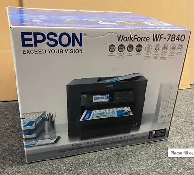 Epson WorkForce Pro WF-7840 All-in-One Wireless Wide Format Printer • $478.88