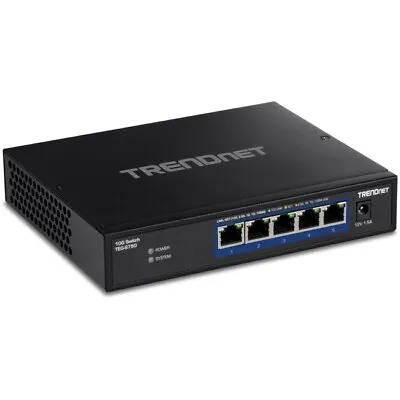 TRENDnet 5-Port 10G Switch 5 X 10G RJ-45 Ports TEGS750 • $285.14