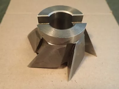 55 Degree Dovetail Mill Milling Cutter: 4  OD 1-3/8  LOC 1-1/8  Shell Arbor Hole • $50