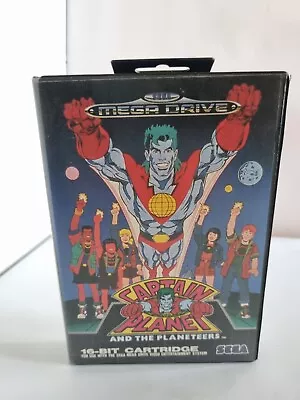 Sega Mega Drive Captain Planet And The Planeteers + Manual *Tested & Working* • $70