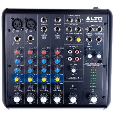 £99 • Buy Alto Truemix 600, 6-Channel Mixer With USB & Bluetooth