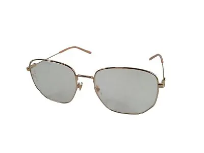 GUCCI Ladies Metallic Gold Geometric Transparent Eyeglasses One Size RRP290 NEW • £121.80