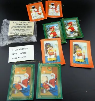 Vintage Spencers Lenticular Gift Tag Lot Made In Japan • $10