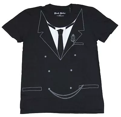 Black Butler Mens T-Shirt - Sebastian Costume Front Image • $14.98