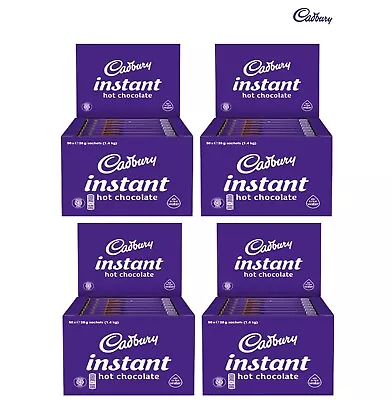 CADBURY Hot Chocolate Instant Sachets 28g Powder Drink Individually Packed Stick • £71.99