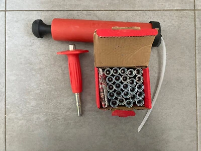 £45 • Buy Used - HILTI BLOW OUT PUMP, HSD-G DROP-IN SETTING TOOL & 24 X M16 HKD ANCHORS