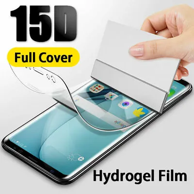 15D Soft Screen Protector Hydrogel Film For Samsung Galaxy A20E A40 A50 A70 A10 • £1.99