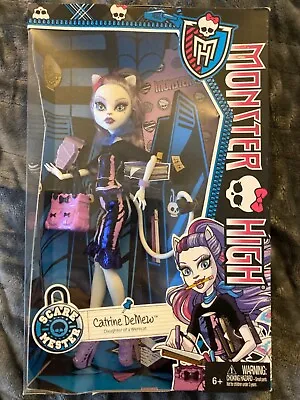 Monster High New Scaremester Doll - Catrine DeMew - Daughter Of A Werecat • $80