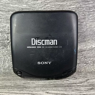Vintage Sony Discman D 131 Mega Bass CD Player 1994 - Tested & Working Great • $29.99
