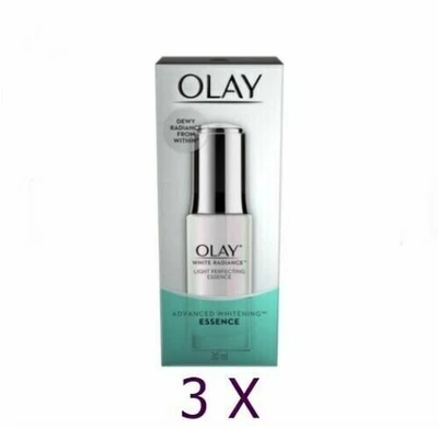 3X Olay White Radiance Light Perfecting Essence Skin Lightening Whitening 30ml • $135.63