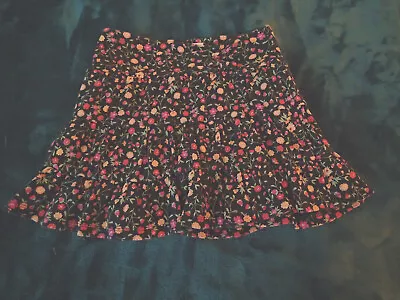 Girls 5 Gymboree Black Floral Skort Short Skirt Or Bdenim Ballerina Shoes Skirt • $8