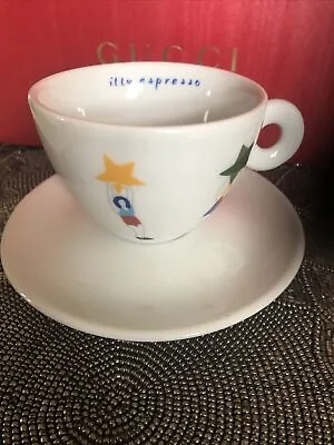 Illy Art Collection '99 Marco Lodola Tazzine Ballerine Espresso Cup& Saucer New • £34.99