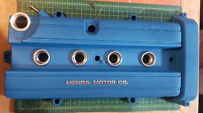 Acura Integra Valve Cover B18b1 B20 B20z B20b Non Vtec Honda CR-V Wrinkle Blue • $165