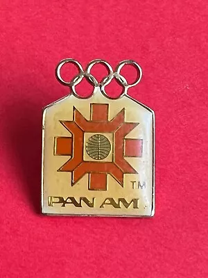 Winter Olympic Games Sarajevo 1984 Sponsor Pan Am Airlines OCOG Pin Badge • $10.99