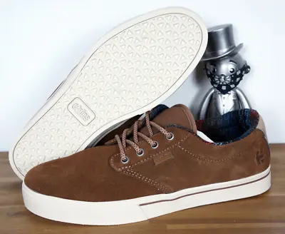 Etnies Skateboard Footwear Skate Shoes Shoes Jameson 2 Brown Tan Suede 9/42 • $61.26
