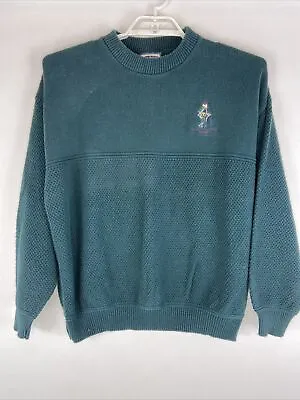 Vintage Lee Ronald McDonald House Sweater Crewneck 100% Cotton Men's Large Green • $69.99