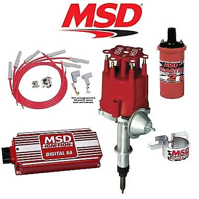 Skspeed MSD 90121 EZKMSD KIT - Digital 6A/Dist/Wires/Coil Chevy Inline 6 Cyl • $1034.95