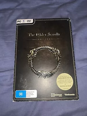 The Elder Scrolls Online - 4  Disc Pc Game + Featured Music Disc + Map + Manual • $4.99