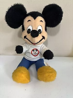 Vintage Mickey Mouse Plush Toy 16  Walt Disney Made In USA Retro Prop • $28.87