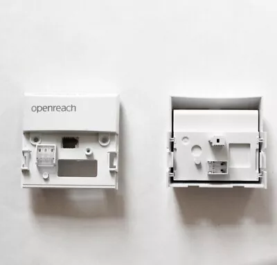 2019 BT Openreach Telephone Master Socket NTE5c MK2 & VDSL/ADSL Faceplate MK4. • £9.80