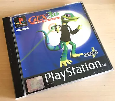 Gex 3D Enter The Gecko | PS1 PlayStation | RARE BLACK LABEL | FREE P&P UK • £29.97