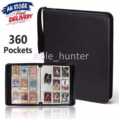 9-Pockets Trading Card Binder Card Album Holder For Football Sports Cards AUS • $24.96