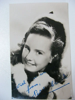 £4.99 • Buy Vintage 1940's Signed Photo Of Teenage Petula Clark Film Actress/Singer