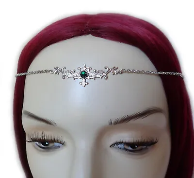 Celtic Renaissance Medieval Circlet Crown Headpiece Headdress Gothic Elven Elf • $14.99