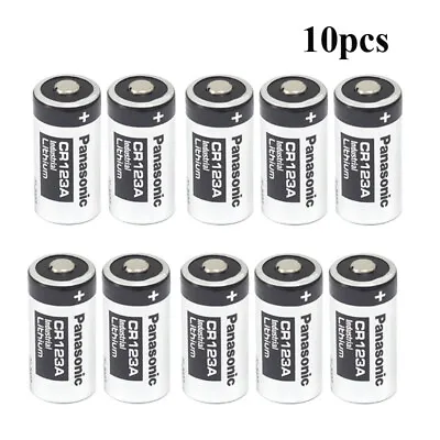 10PCS 1400mAh CR123A 3V Industrial Battery CR17345 DL123A EL123 For Panasonic • $65.99