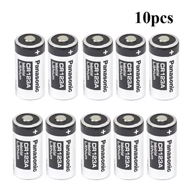 Industrial 10PCS 1400mAh 3V Battery CR17345 DL123A EL123 For Panasonic CR123A • $65.95