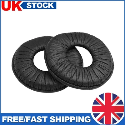 £4.63 • Buy 2pcs Ear Pillow Black/White Soft Sponge For SONY MDR-ZX100 ZX300 (Black)