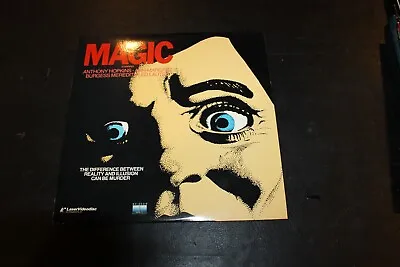 Magic Anthony Hopkins Ann Margret Burgess Meredith   Laserdisc • $14.99