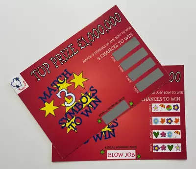 £2.99 • Buy Funny Rude Naughty Gift Novelty Scratch Off Card Joke Fake Win Lose Adult