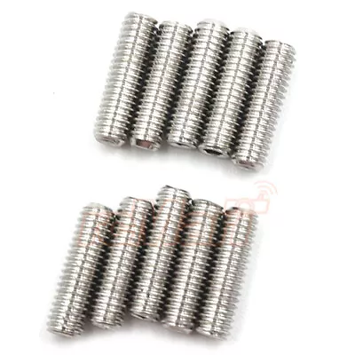 Factory Pro RC Cars Stainless Steel M3x10mm Hex Socket Set Screw 10pcs #S-SS0310 • $4.47