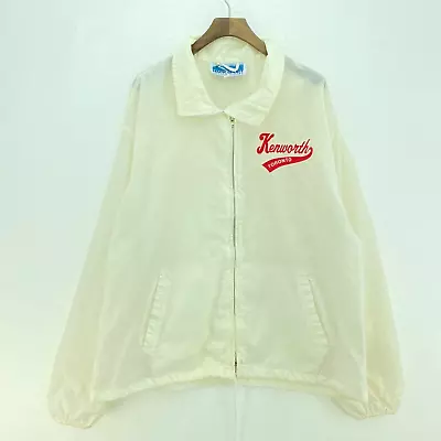 Vintage Kenworth Toronto White Light Jacket Size XL • $24.49