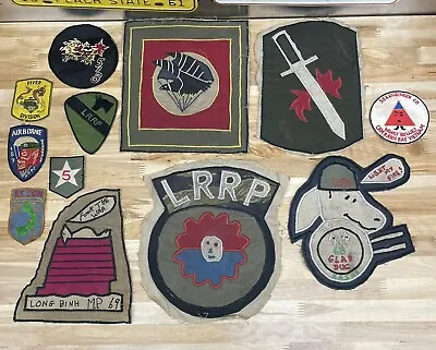 Vietnam War Era Army Air Force Military Patch Lot Vietnamese Asian Theater ￼Made • $2200