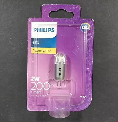 Philips 12V 2W LED G4 Warm White Globe Bulb Lamp Warm White Bi-Pin 200Lm • $24.50