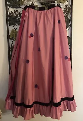 $74.95 • Buy Peasant Skirt Costume Saloon Gypsy Boho Hippie Halloween Renaissance Women’s
