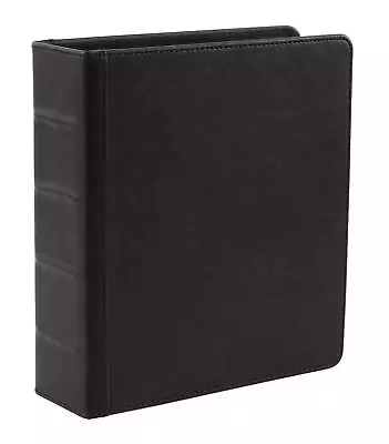 2  Small Binder 3 Ring 9.5  X 8  Vintage PU Leather Book Style - Fits 8.5  X ... • $30.99