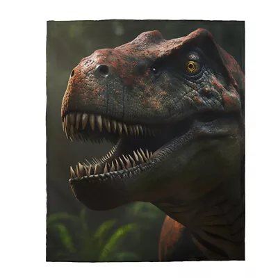 (T-Rex) Velveteen Plush Blanket • $42.28