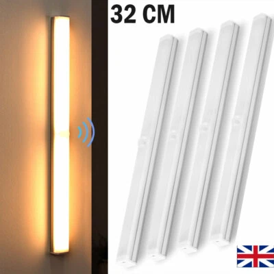 £10.29 • Buy Under Cabinet Cupboard Counter LED Light Motion Sensor Home Kitchen Shelf Lamp
