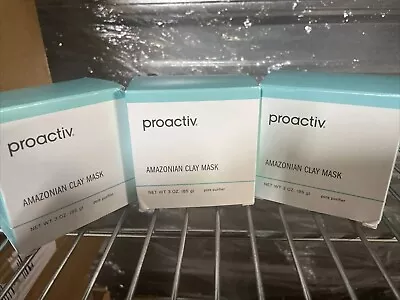 3 X Proactiv Amazonian Clay Mask- Pore Purifier 3oz  New Sealed • $12.88