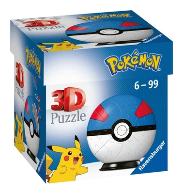 £7.88 • Buy Ravensburger Pokemon Great Ball - 3D Jigsaw Puzzle Ball For Kids Age 6 Years Up 