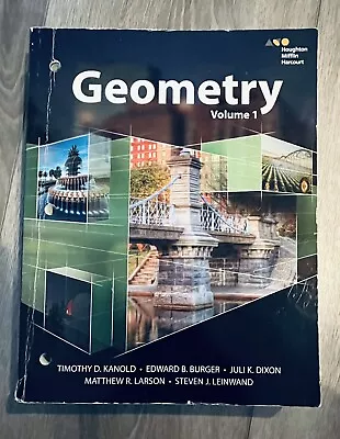 Geometry: Student Edition Volume 1 • $3
