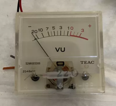 VU Meter Bridge For Teac 38 Reel To Reel 8-track | Tascam • $25